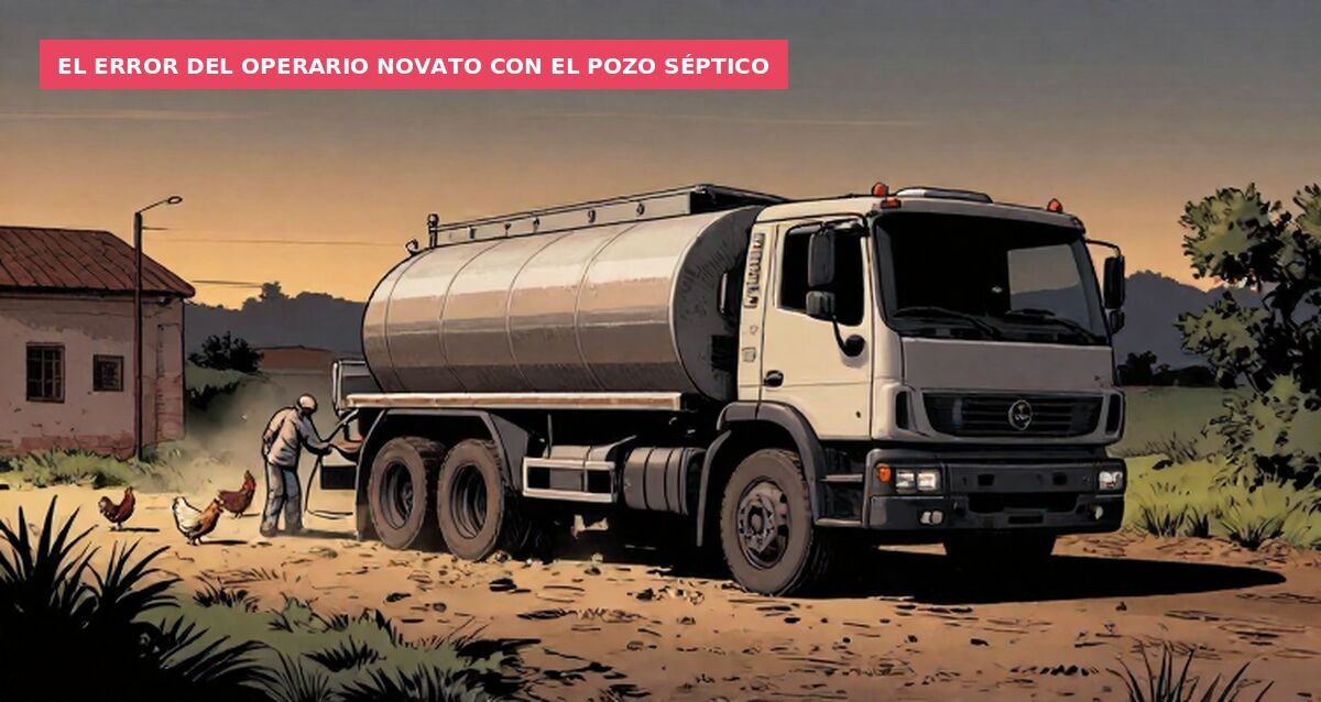El error del operario novato con el pozo séptico