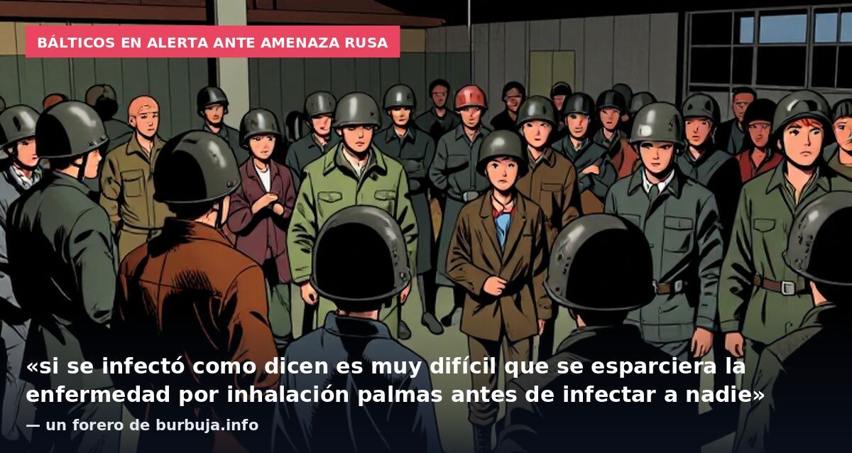 Bálticos en alerta ante amenaza rusa: «si se infectó como dicen es muy difícil que se esparciera la enfermedad por inhalación palmas antes de infectar a nadie» — un forero de burbuja.info