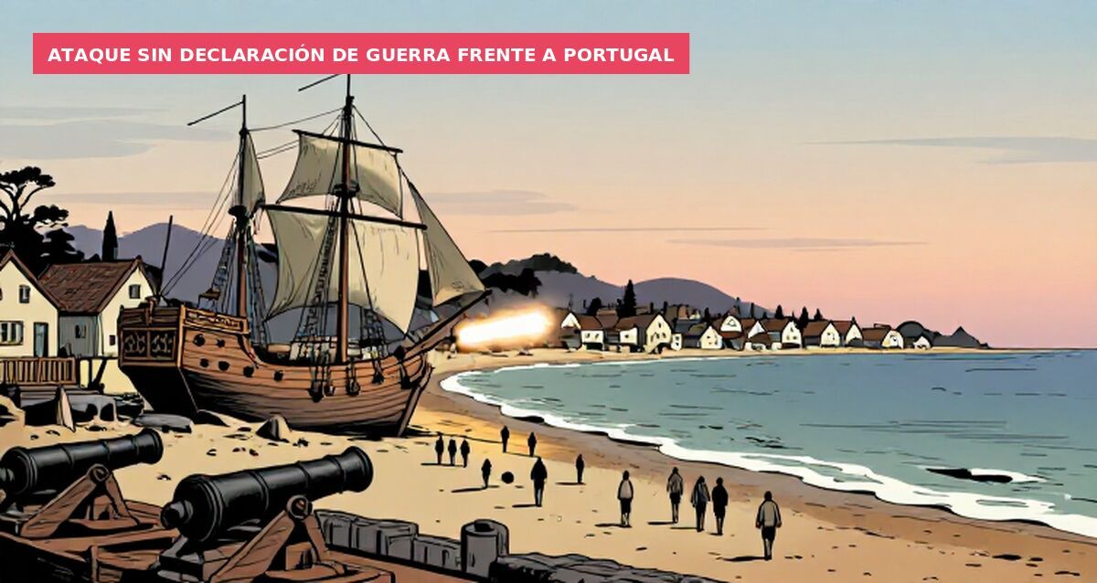 Ataque sin declaración de guerra frente a Portugal