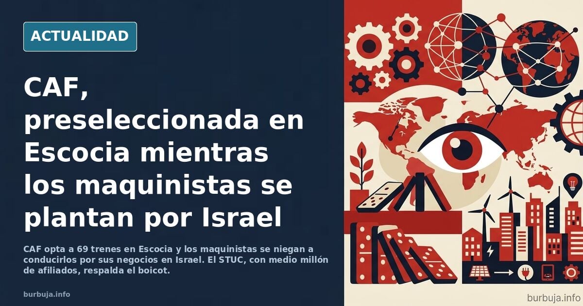 La cobardía de la izquierda española en evidencia tras la renuncia de los trabajadores escoceses a conducir trenes de CAF