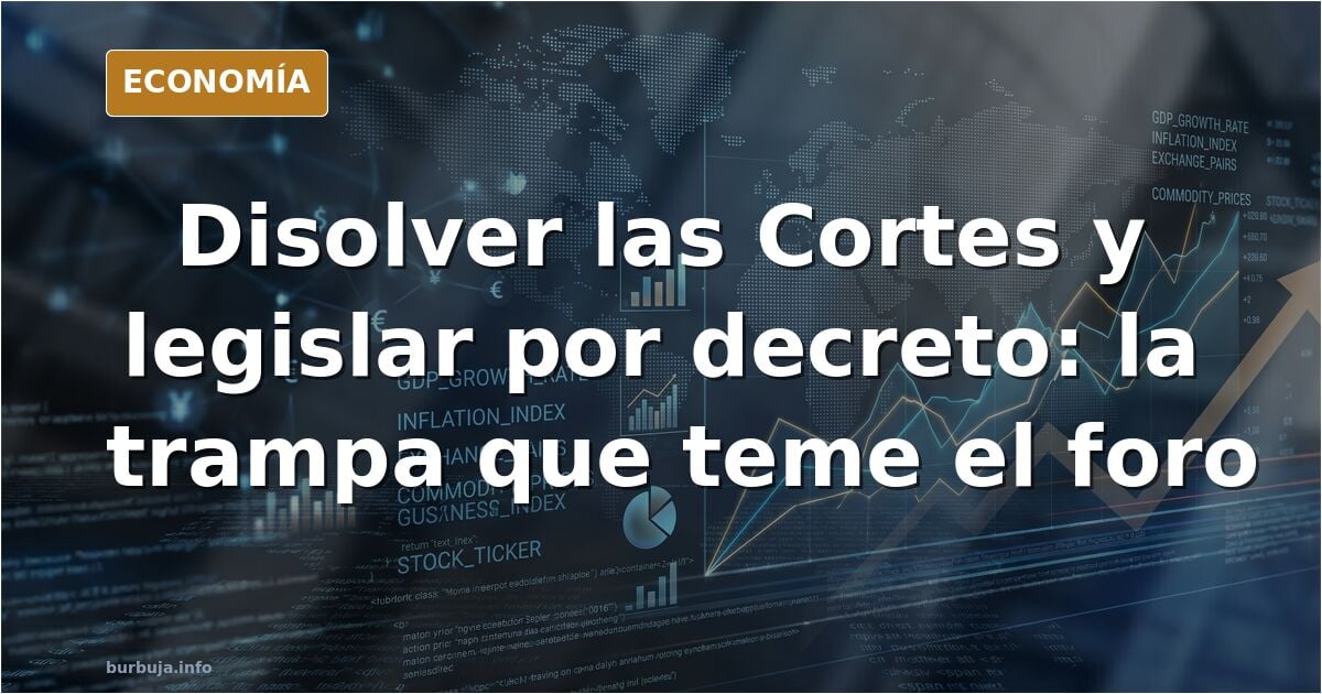 Hipótesis de un foro sobre supuestas trampas del Gobierno