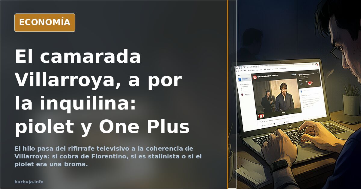 El camarada Villarroya, pone firme a una inquilina. La antiguedad es un grado.