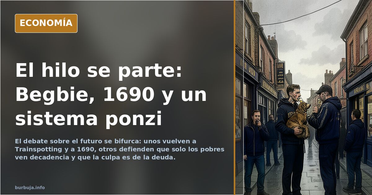 El hilo se parte: Begbie, 1690 y un sistema ponzi