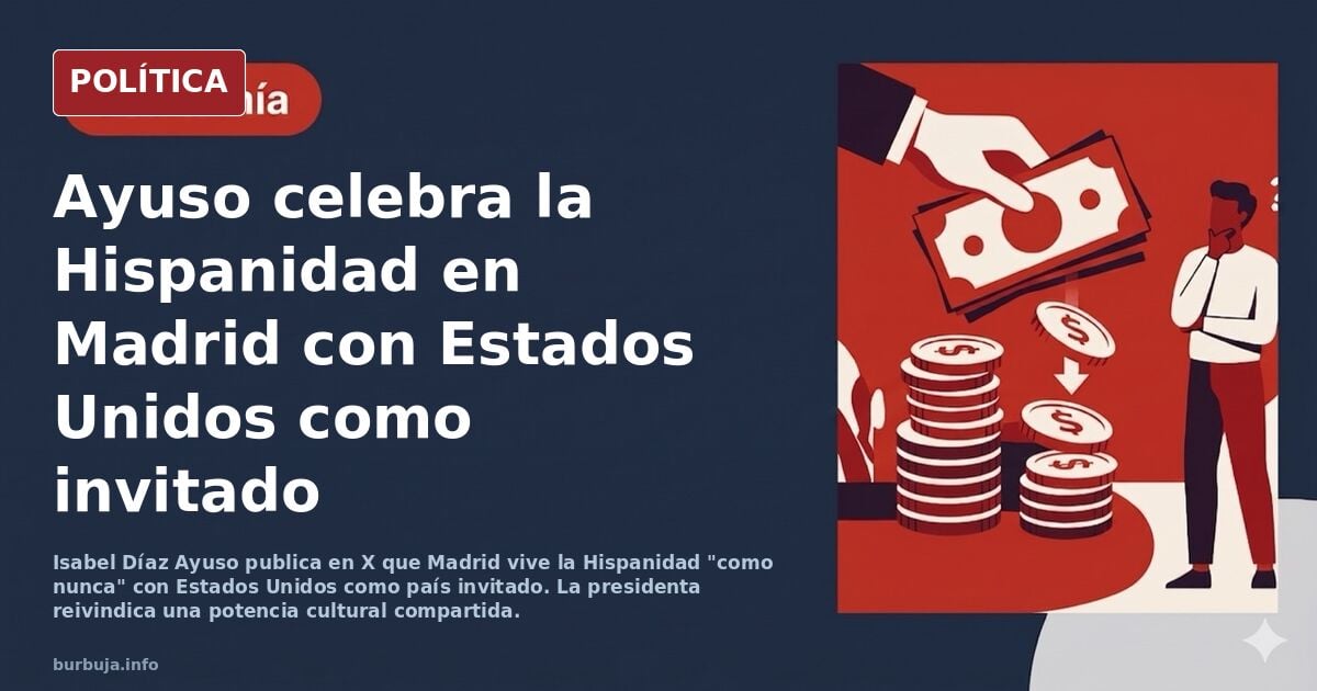 Último twit de Isabel Díaz Panchuso celebrando el hispanchismo