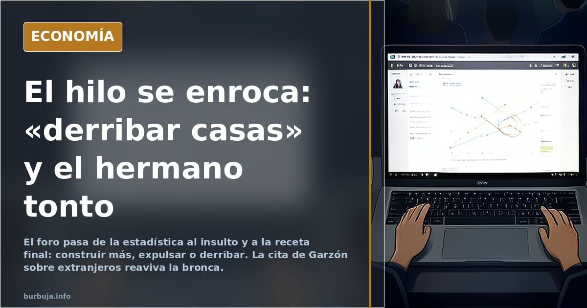 Eduardo Garzón: "Afirmar que construir más baja los precios es pelear con los datos"