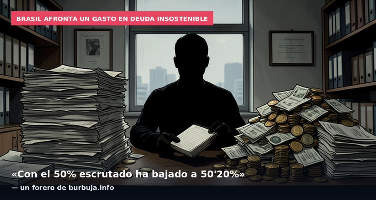 Bolsonaro obtiene más del 50% de los votos en Brasil .
