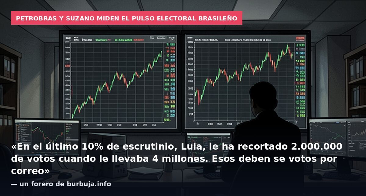 Bolsonaro obtiene más del 50% de los votos en Brasil .