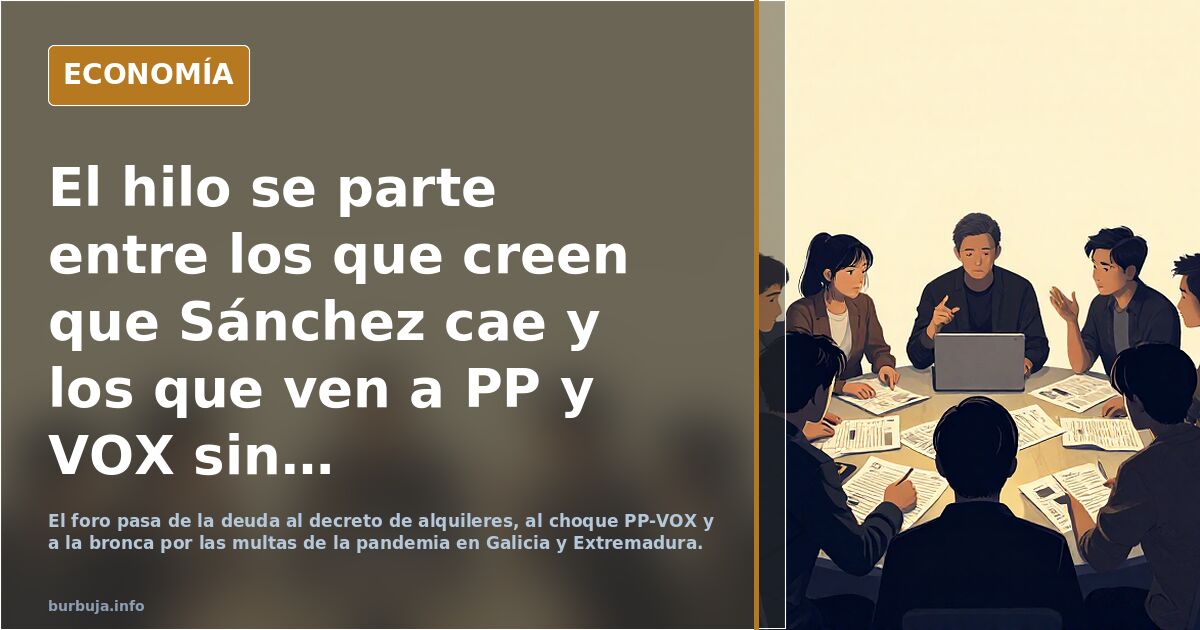 Me creo a Tomás Gómez: Sánchez va a unas elecciones para perderlas pero deja un país envenenado