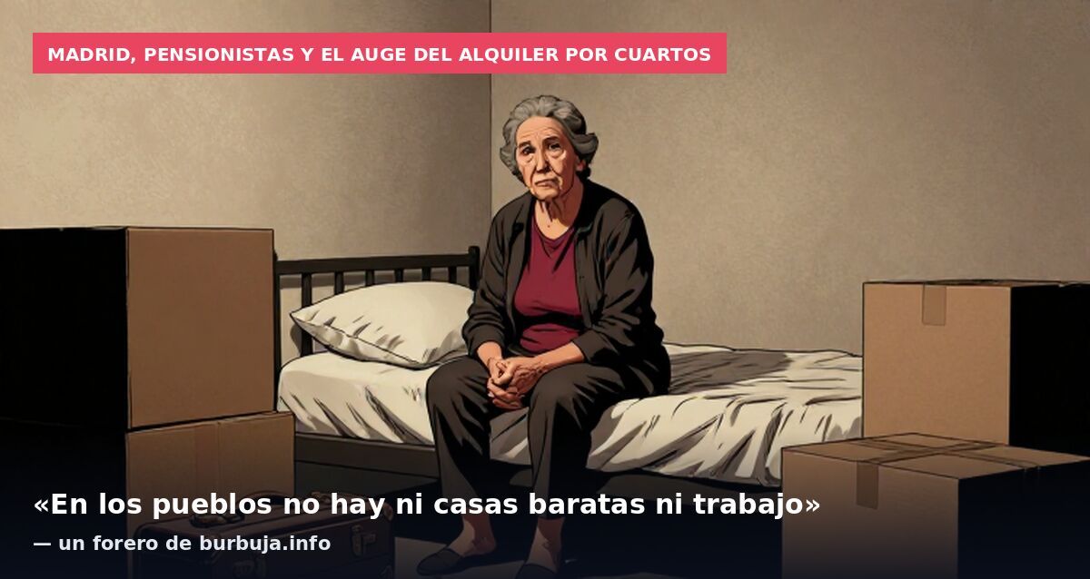 Terribe derrocición en Madroit: Mujer de 63 años viviendo en una habitación con otras 13 personas