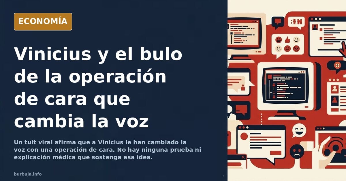 ¿Qué se ha hecho Vinicius que le ha cambiado la cara y la voz?