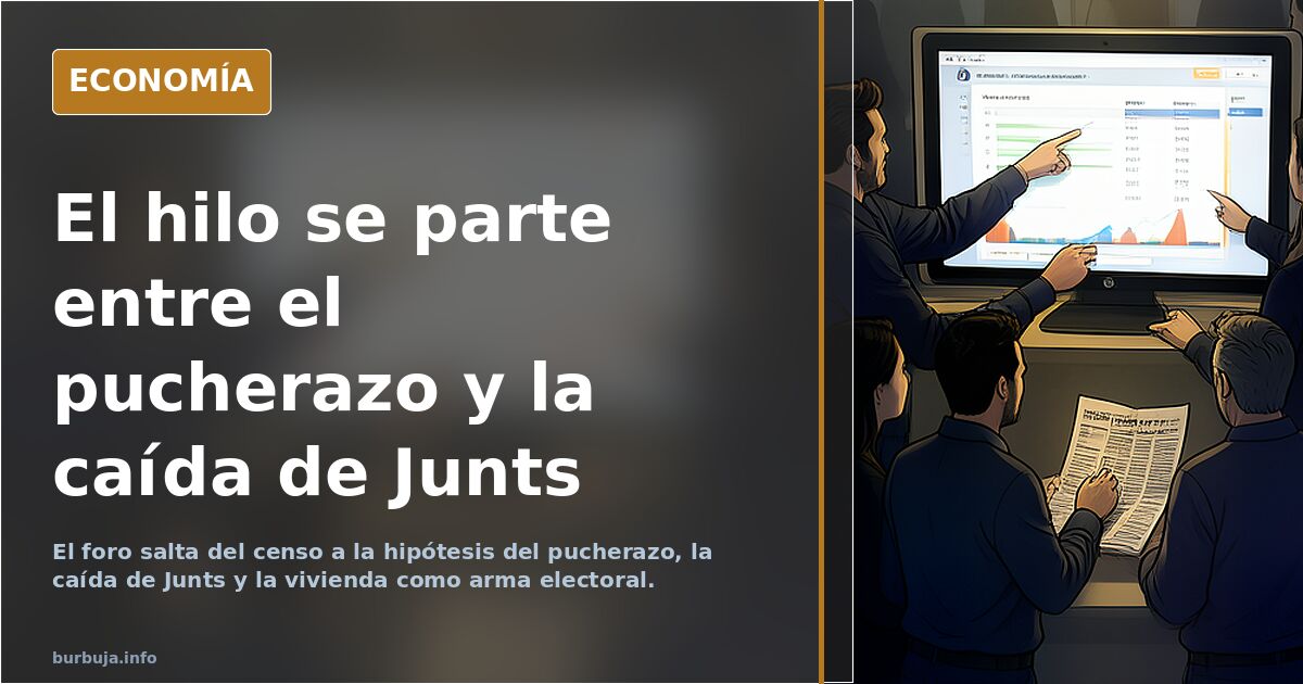 El hilo se parte entre el pucherazo y la caída de Junts