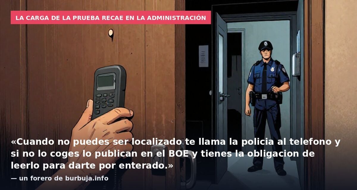 Llegó la hora de no abrir la puerta ni contestar al timbre de casa para evitar ser notificados sobre mesa electoral.