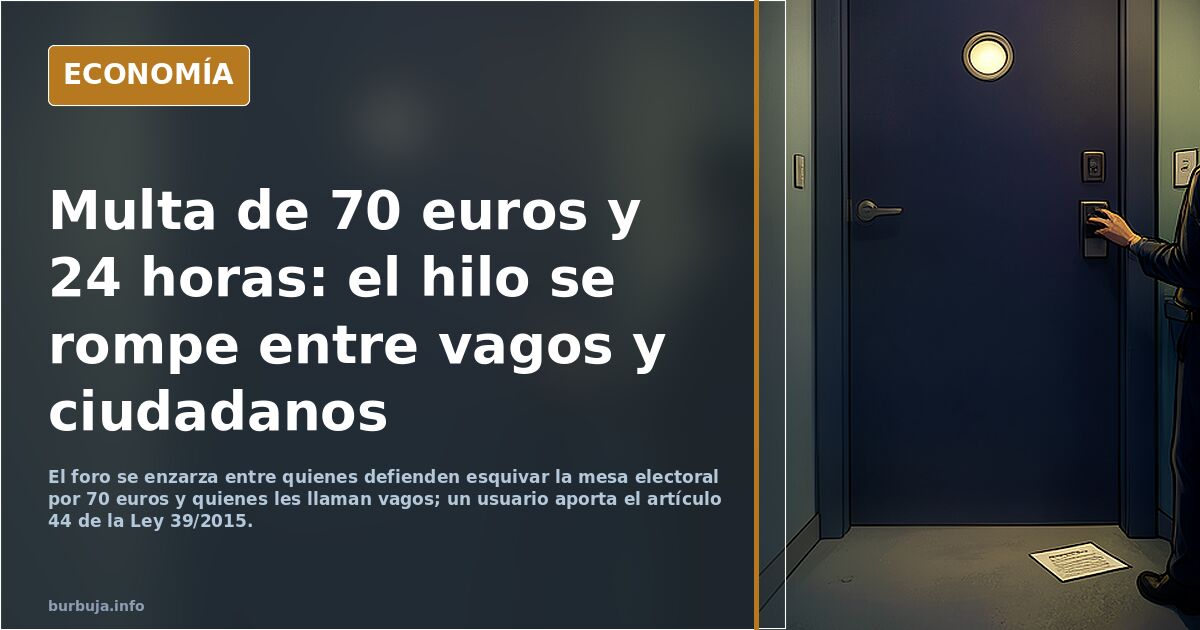 Llegó la hora de no abrir la puerta ni contestar al timbre de casa para evitar ser notificados sobre mesa electoral.