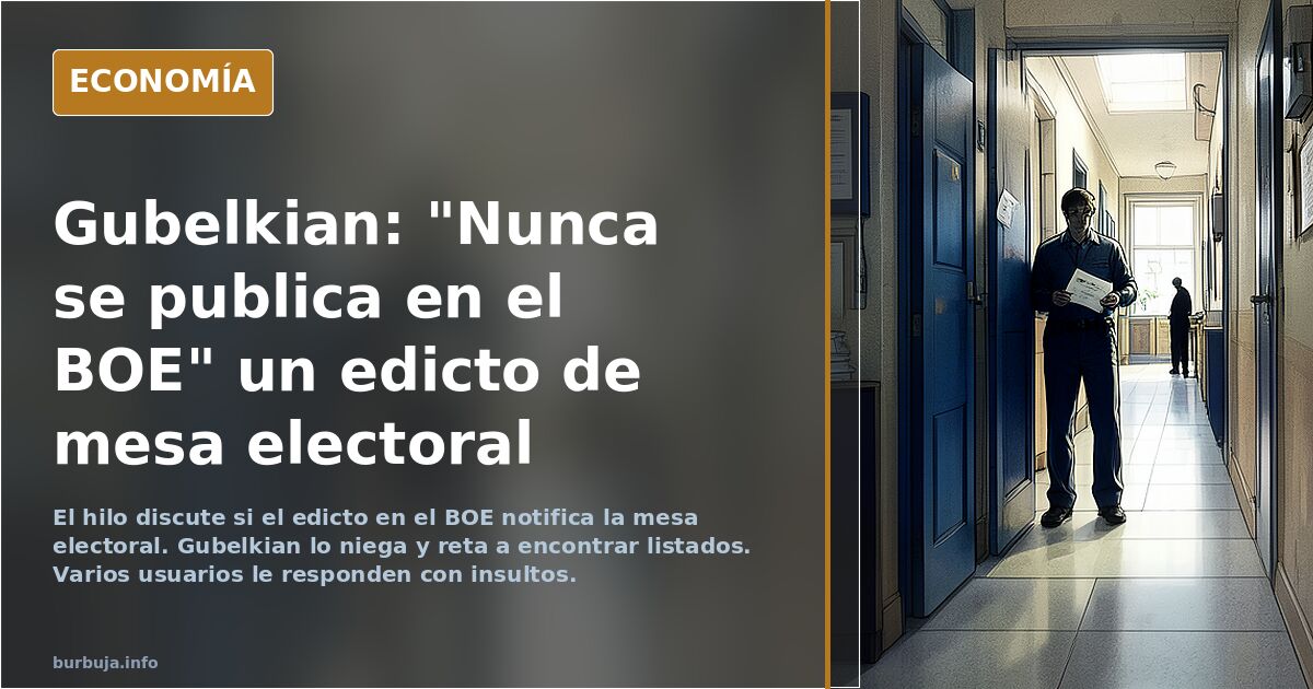 Llegó la hora de no abrir la puerta ni contestar al timbre de casa para evitar ser notificados sobre mesa electoral.