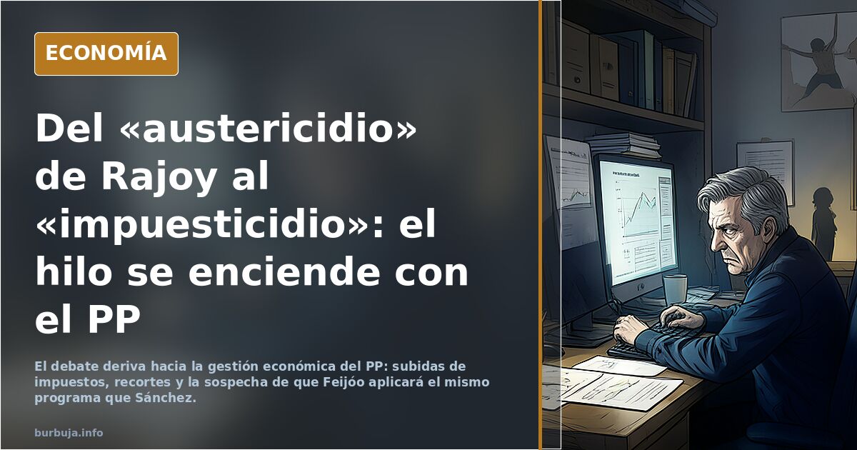 LO QUE SE VIENE, como gane el PP. Ojo al dato.