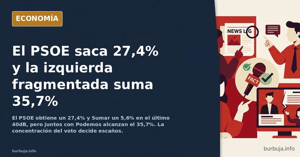 Todos saben que el PSOE va a arrasar. A quién quereis engaÑar, burbujos de guano?