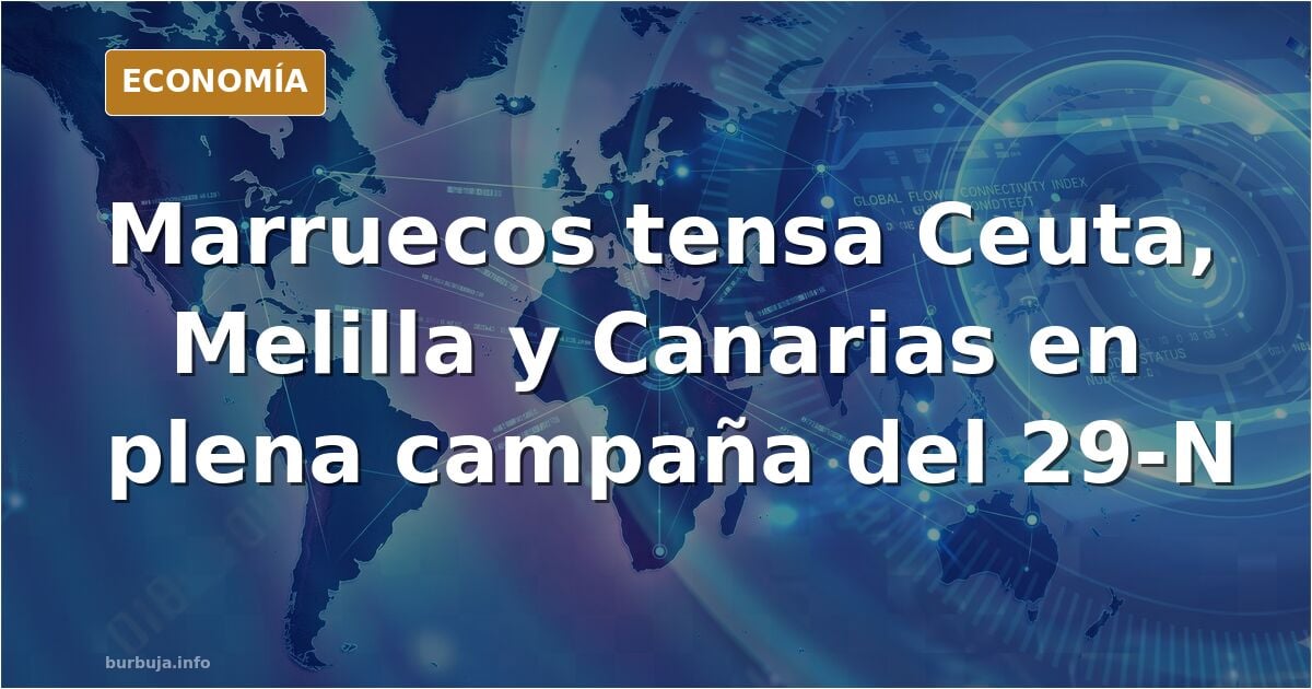 Así ocupará Marruecos, Ceuta y Melilla, antes de las elecciones del 29 de noviembre.