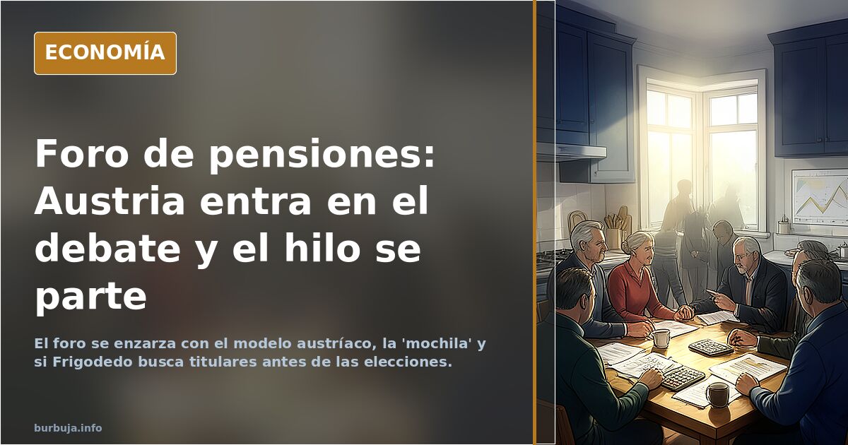 Frigodedo pide privatizar las pensiones: el sistema está quebrado