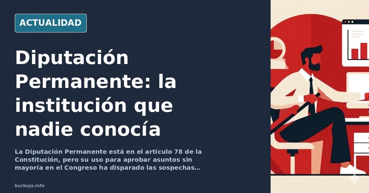 Sesión de la Diputación Permanente del Congreso con diputados en sus escaños durante un periodo de sesiones extraordinario