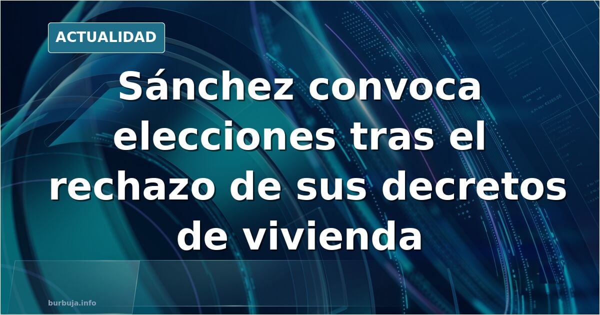 Algo huele muy raro con la convocatoria de elecciones...