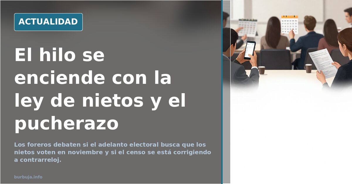 Algo huele muy raro con la convocatoria de elecciones...