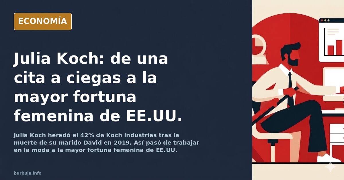 Brutaaaaaaaaaaaal Una cita a ciegas la convirtió en la mujer más rica de Estados Unidos: la historia de Julia Koch