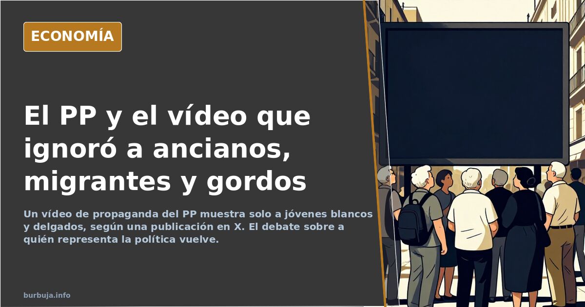 En la propaganda del PP aún estamos en 1999