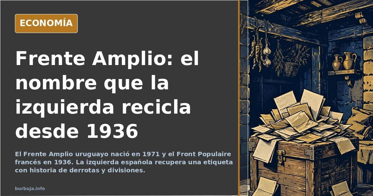 El «Frente Amplio» no es un programa. Es un amuleto, un meme.