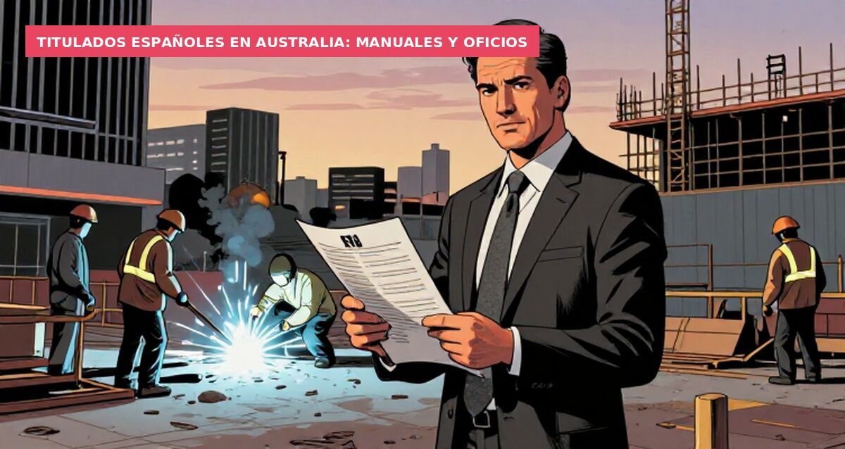 Españoles altamente cualificados en AUSTRALIA son mineros, obreros, camareros, etc.