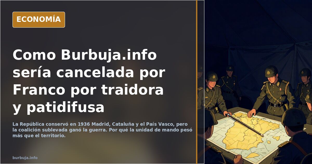 Como Burbuja.info sería fusilada por Franco por traidora y estupida