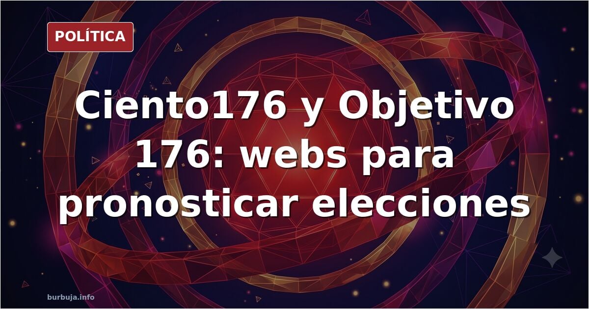 Hilo oficial de ciento176 y Objetivo 176: Páginas web para ver y hacer pronósticos del resultado electoral