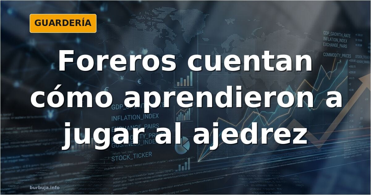 Ilustración de un tablero de ajedrez con piezas de distintos tamaños y un reloj de ajedrez, símbolo de la brecha entre saber 