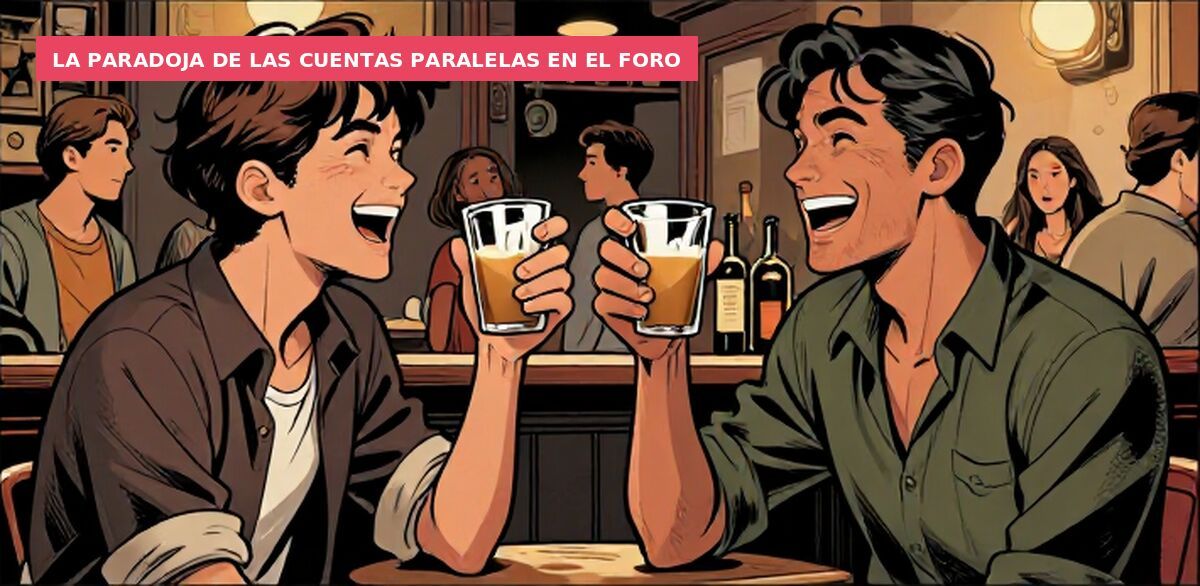 La paradoja de las cuentas paralelas en el foro