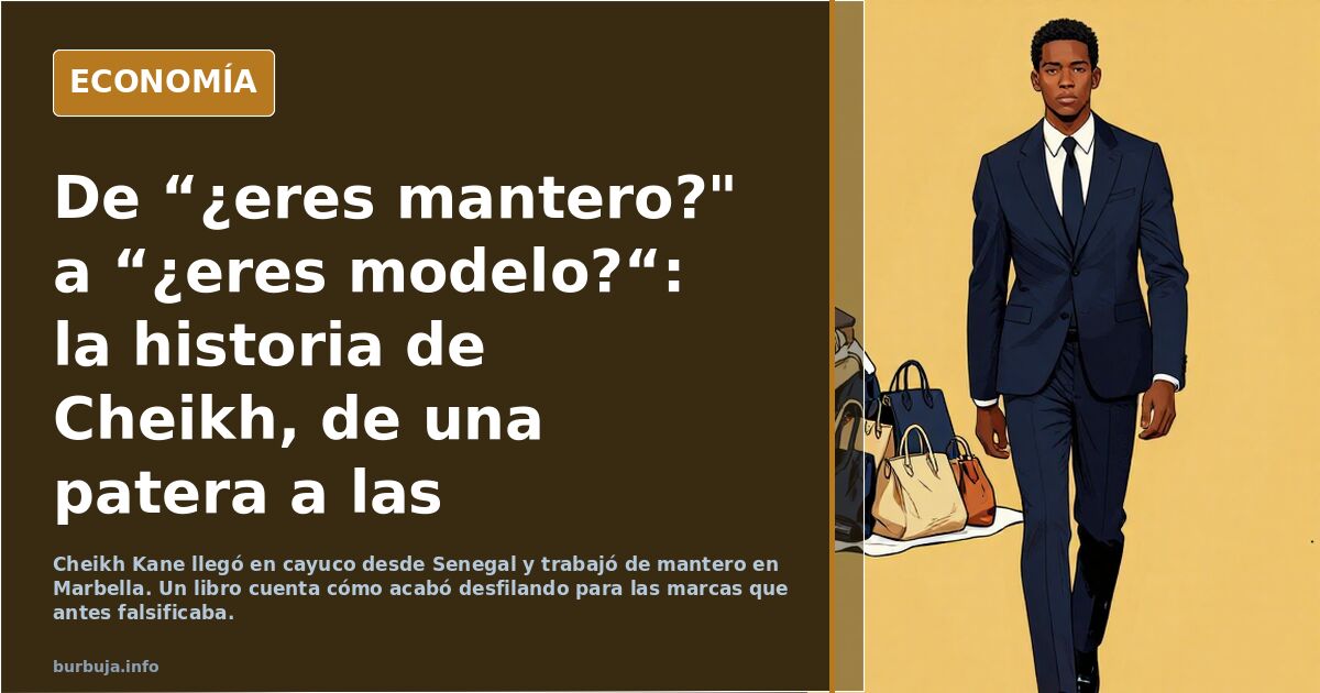 De “¿eres mantero?" a “¿eres modelo?“: la historia de Cheikh, de una patera a las pasarelas :)
