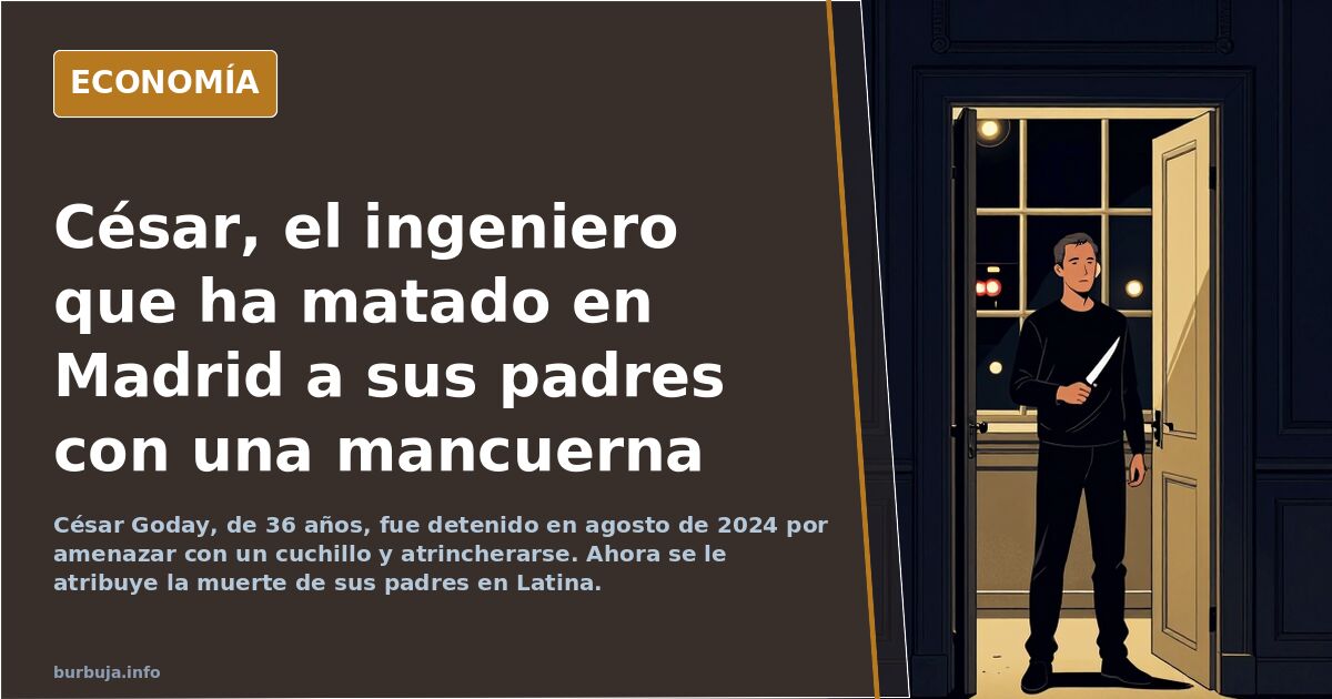César, el ingeniero que ha apiolado en Madrid a sus padres con una mancuerna