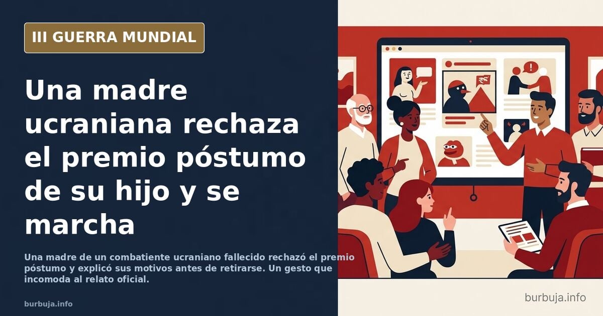 progenitora ucraniana, descendiente perecido, gobierno ucraniano quiere usarla para limpiar su imagen, ella no se deja