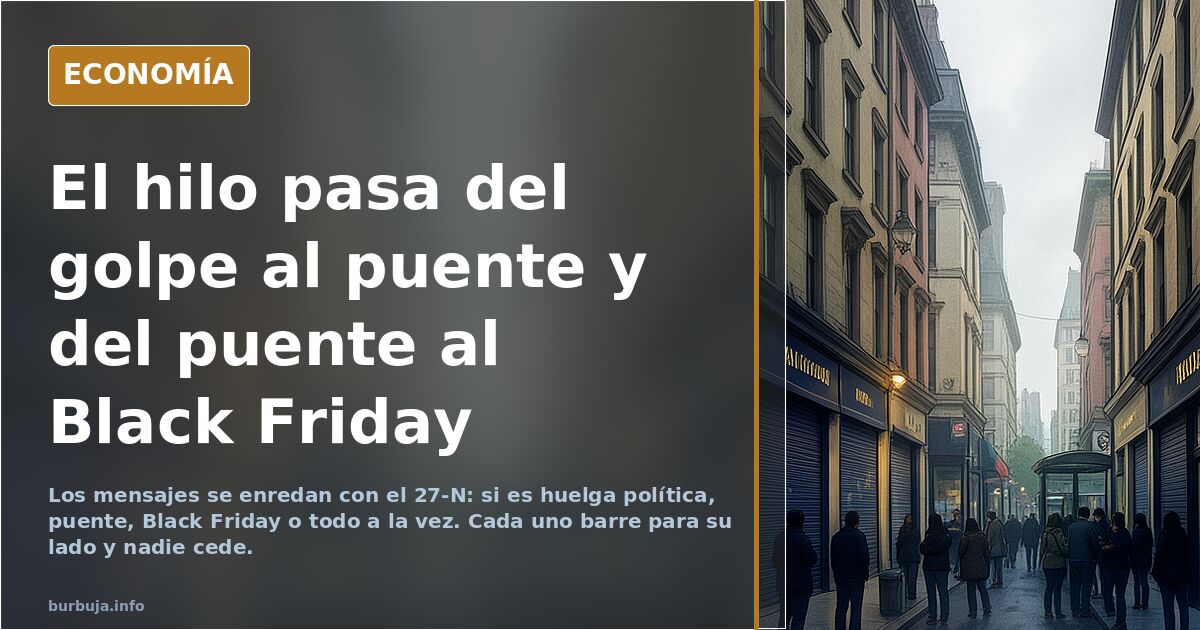 UGT, CCOO y otros sindicatos convocan huelga general y barajan el 27 de noviembre