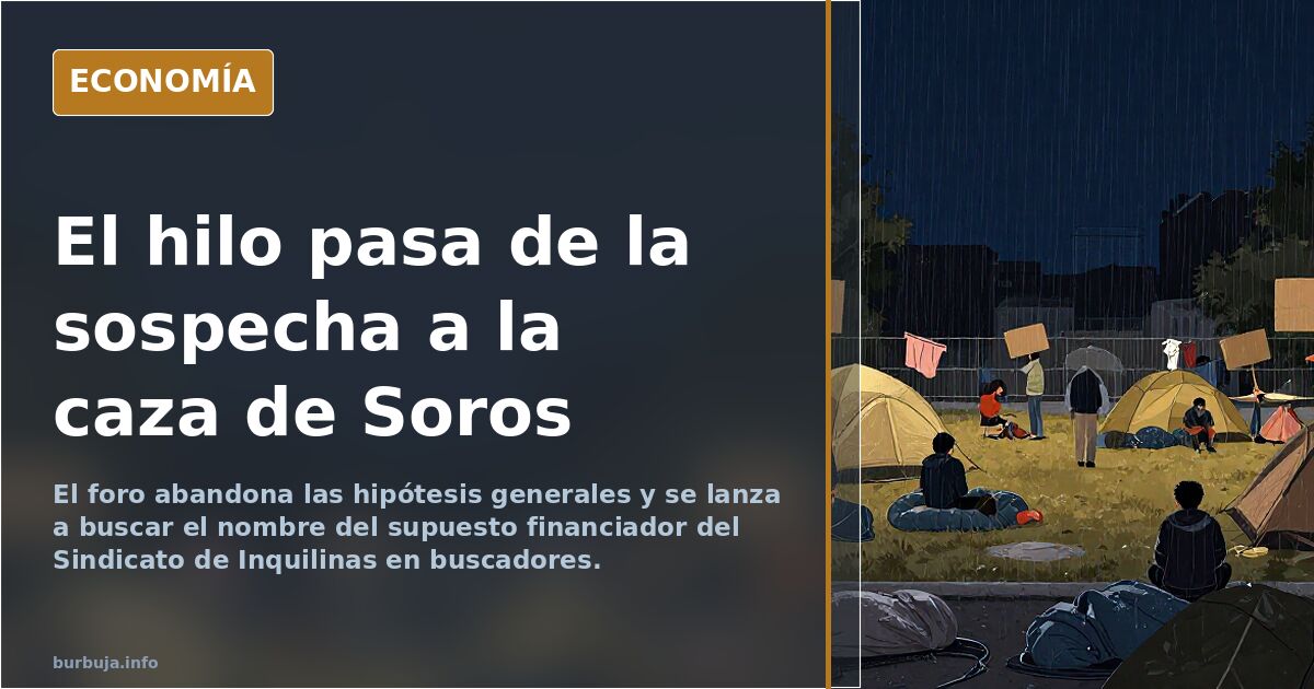 ¿Quién financia el sindicato de inquilinas y su impacto en Sánchez?