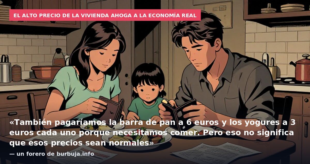 Nulos conocimientos económicos en la TV. Lo que nadie alcanza a entender es que si los alquileres estan a 1.000+ €/mes es porque la gente los paga