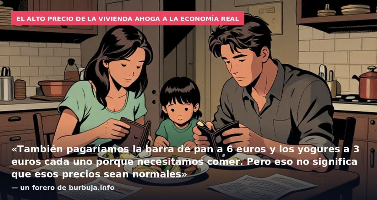 Nulos conocimientos económicos en la TV. Lo que nadie alcanza a entender es que si los alquileres estan a 1.000+ €/mes es porque la gente los paga
