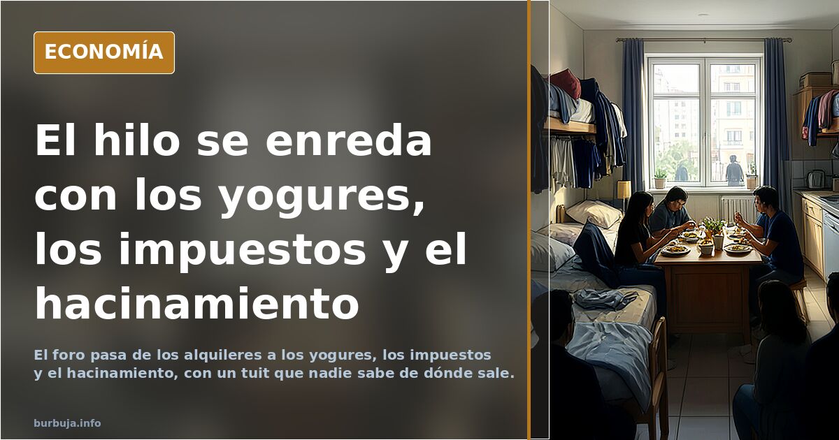 Nulos conocimientos económicos en la TV. Lo que nadie alcanza a entender es que si los alquileres estan a 1.000+ €/mes es porque la gente los paga