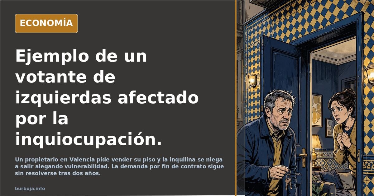 Ejemplo de un votante de izquierdas afectado por la inquiocupación.