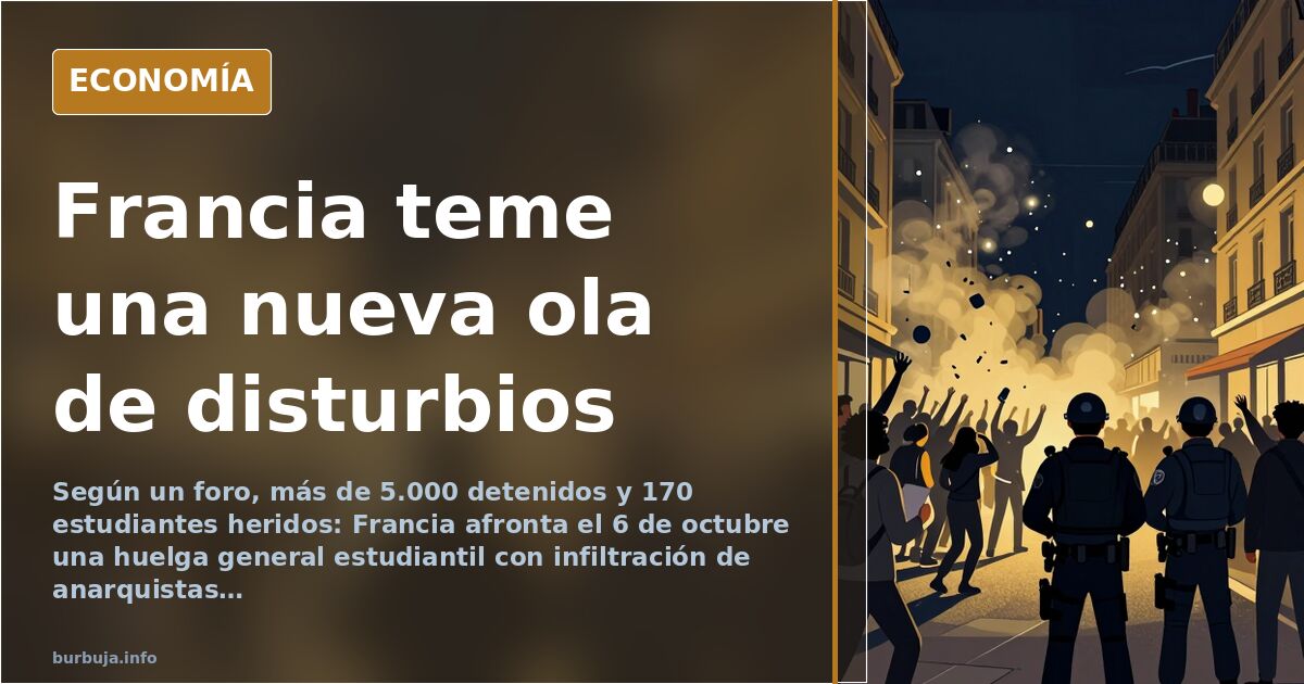 Francia se prepara para una jornada de disturbios con múltiples actores