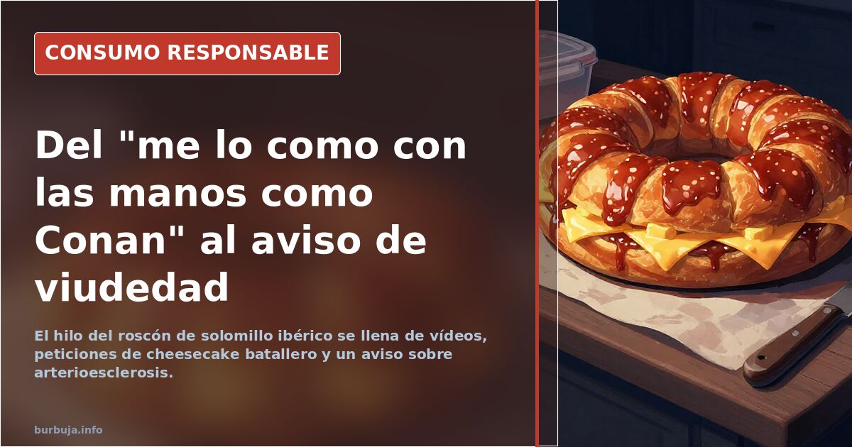 Obra bautizada como Roscón de Solomillo Ibérico