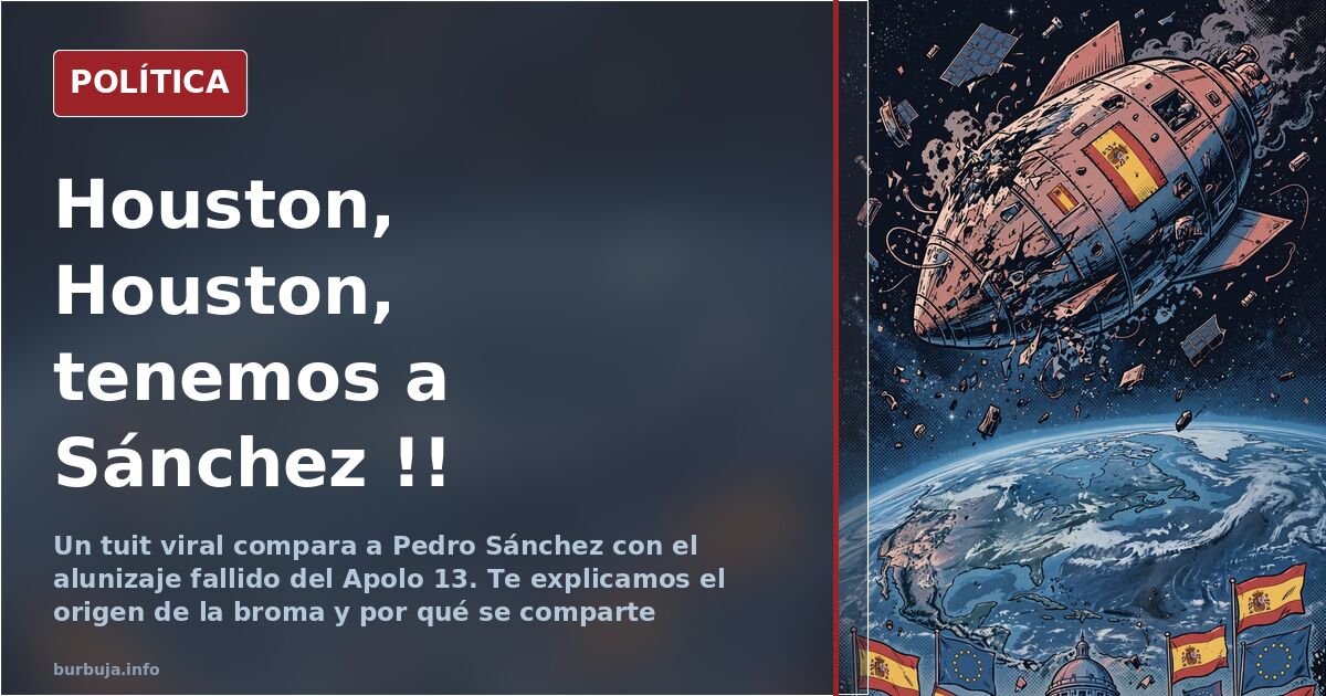 Houston, Houston, tenemos a Sánchez !!