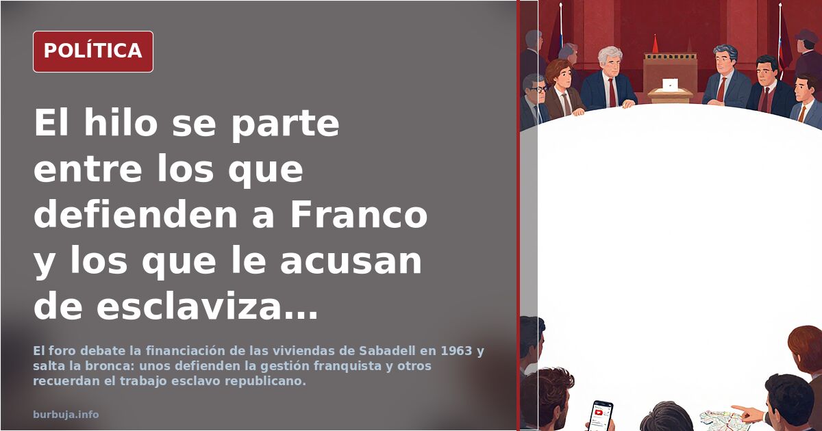 (1963) Franco regala 1500 viviendas en Sabadell, si no existían los impuestos de donde sacaba las pts?
