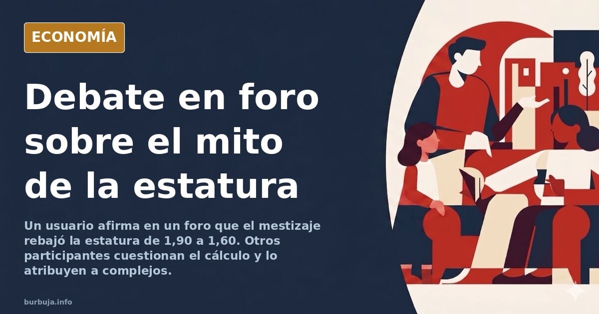 Ilustración editorial de siluetas humanas de distinta estatura alineadas sobre fondo azul marino y detalles dorados