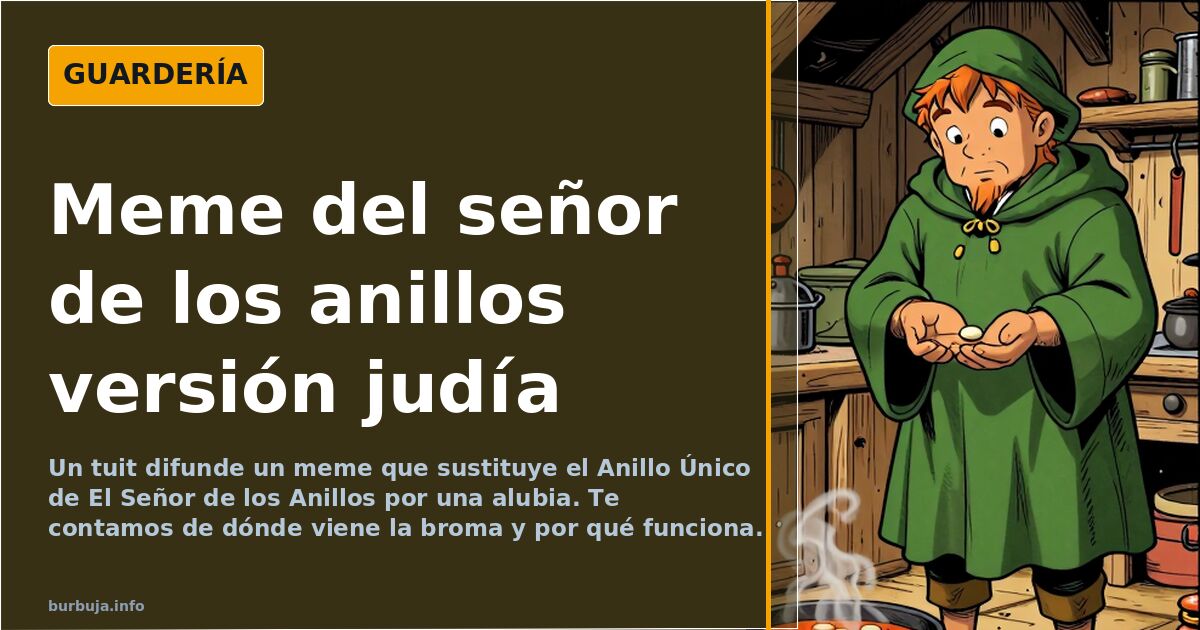 Meme del señor de los anillos versión judía