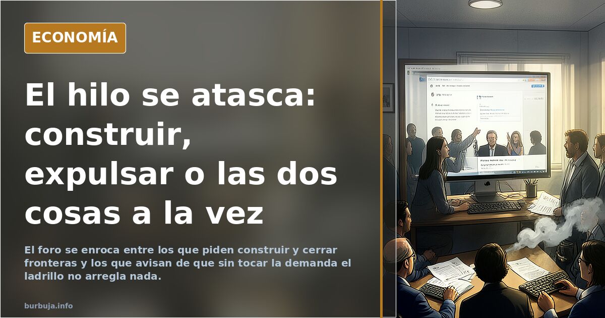 Piénsalo bien….De verdad queremos que se construya más vivienda? Sabes lo que va a pasar entonces?