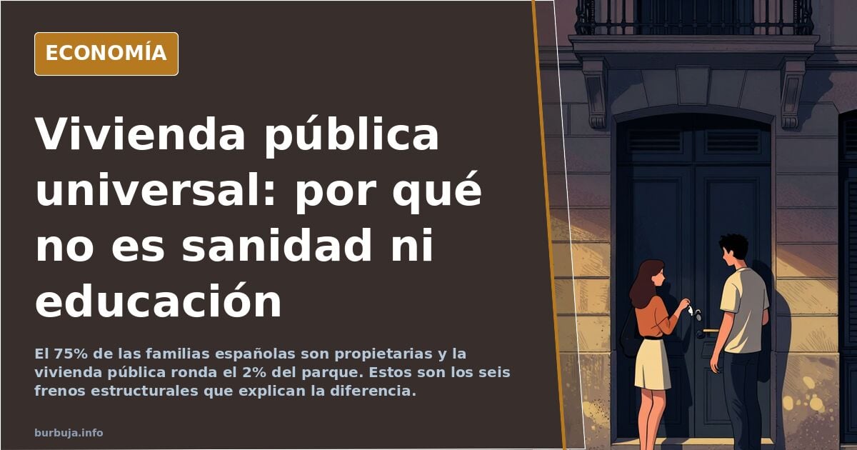 ¿Vivienda como bien público? La IA se ríe de la idea